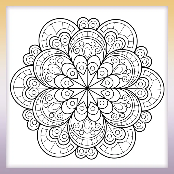 Mandala | Online-Malvorlagen für Kinder